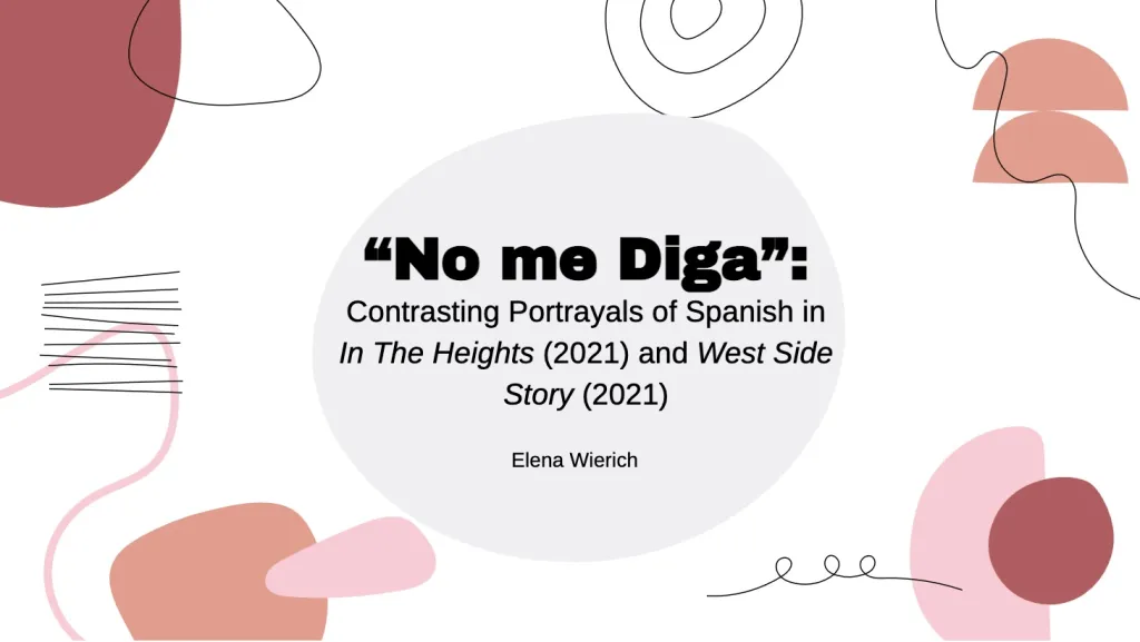Elena Wierich's Presentation Cover Slide