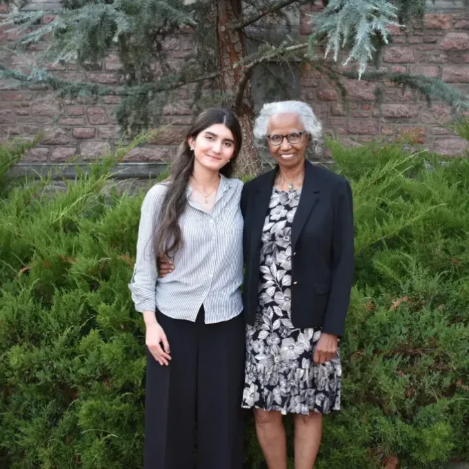 Dima Layth and Clara McLeod